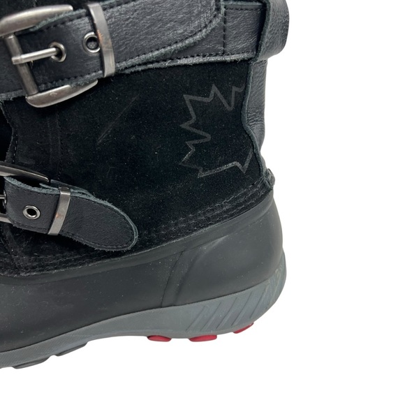 COUGAR Women's Maple Creek Waterproof Black Suede Duck Boots Size 9 - Picture 4 of 11